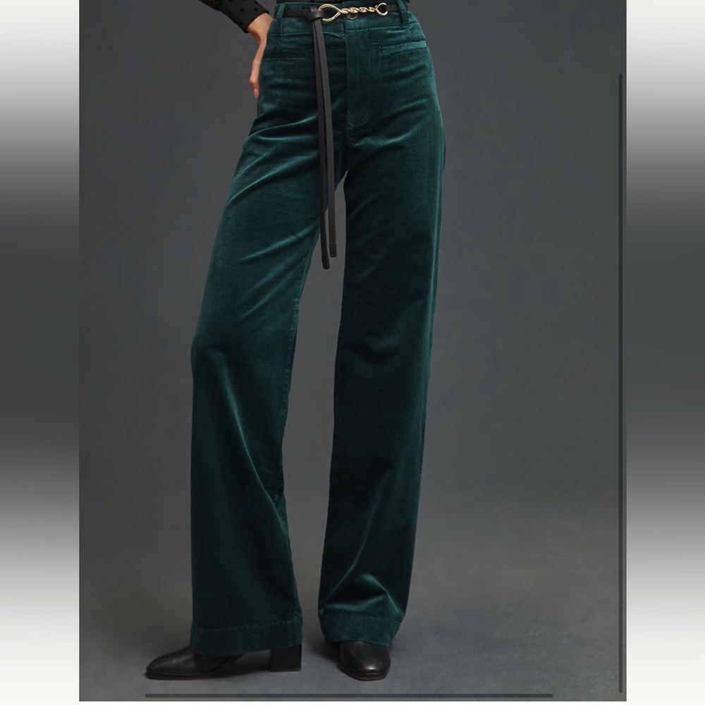 The colette wide leg corduroy pants